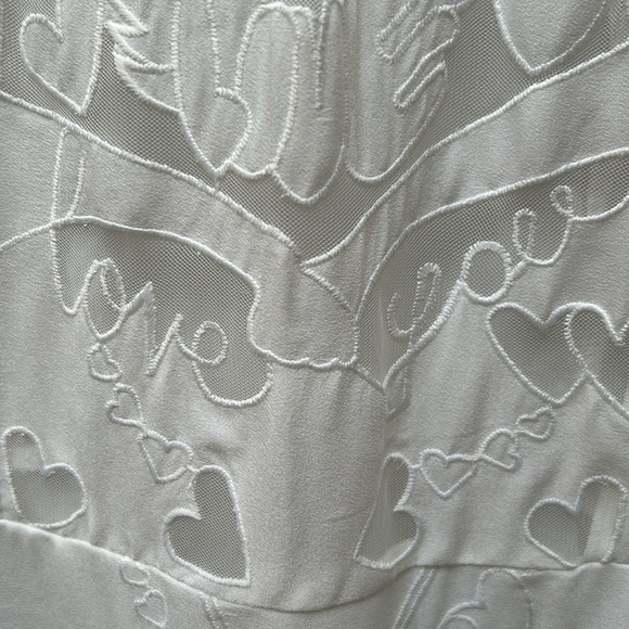 Sthela & Co White Embroidered Eyelet Lace Cut Out Short Sleeve Maxi Dress - Picture 6 of 14